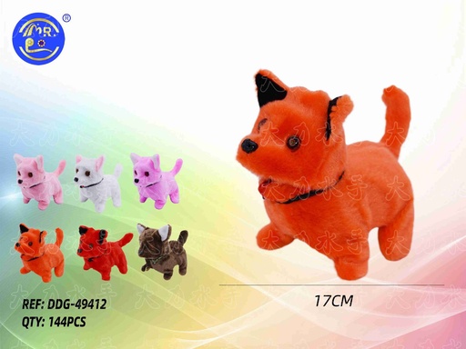 [DDG-49412] Perrito de peluche con música y movimiento - Juguetes electrónicos