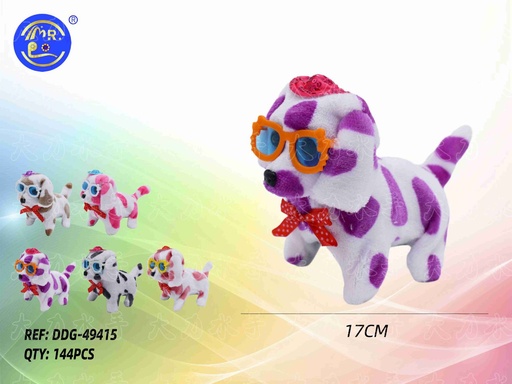 [DDG-49415] Perro de peluche con música - Juguetes interactivos