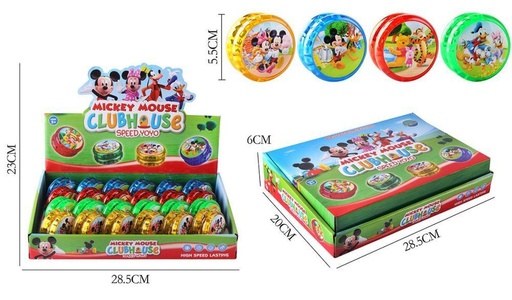 [YY-498080] Yoyo de Mickey y Minnie (24) - Juguetes populares