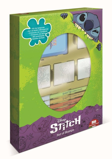 [27134] Set de 7 rotuladores lavables Stitch - Material escolar