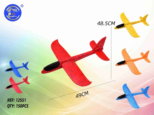 [12551] Juego de avión DIY 48 cm - Modelo de avión de espuma