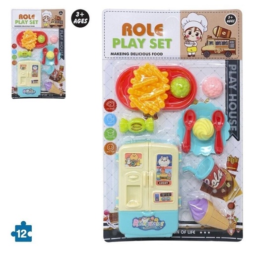 [04-5885A] Juguete set cocina blíster 12 piezas - Accesorios de cocina para niños