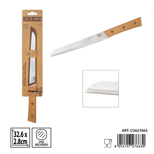 [0236383] Cuchillo para pan de 8 pulgadas - Herramienta de cocina