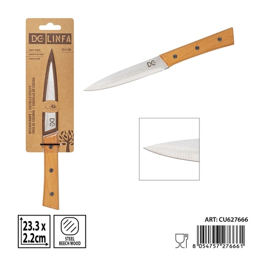 [0236386] Cuchillo multiusos de 5 pulgadas 23,2x2x0,12 cm - Herramientas de cocina y cuchillos