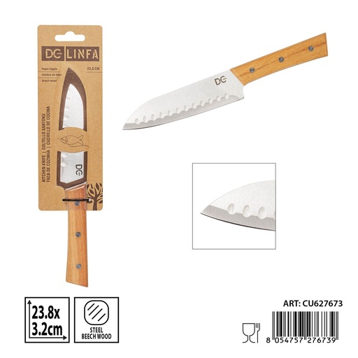 [0236393] Cuchillo Santoku de 5 pulgadas - Herramienta de cocina