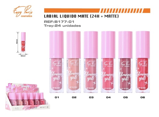 [B177-01] Brocha de labios ultra hidratante - Labial hidratante de larga duración