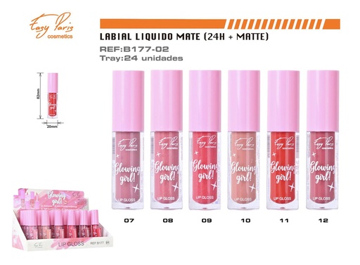 [B177-02] Brocha de labios ultra hidratante - Labial hidratante de larga duración