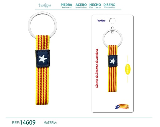 [14609] Llavero bandera de Cataluña - Accesorios de recuerdo