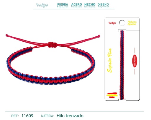 [11609] Pulsera Destino Español - Policía Nacional - Pulsera de Bandera