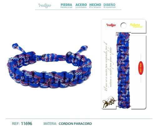 [11696] Pulsera paracord trenzado - Joyería para los aventureros 