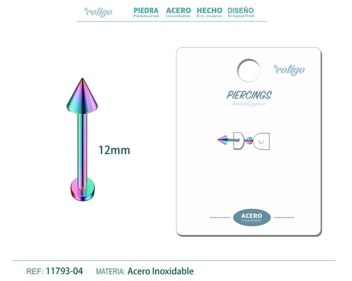 [11793-04] Piercing de Acero Inoxidables - Accesorios de moda