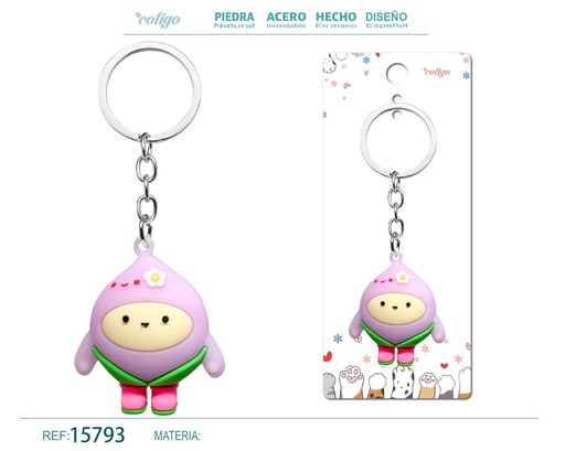 [15793] Llavero de dibujos animados - Accesorios divertidos y coleccionables