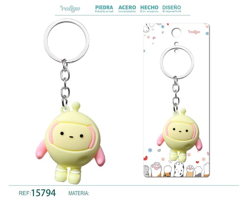 [15794] Llavero de dibujos animados - Accesorios divertidos y coleccionables