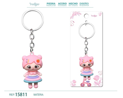 [15811] Llavero de dibujos animados - Accesorios divertidos y coleccionables