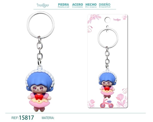 [15817] Llavero de dibujos animados - Accesorios divertidos y coleccionables