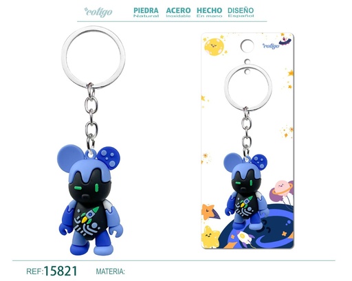 [15821] Llavero de dibujos animados - Accesorios divertidos y coleccionables