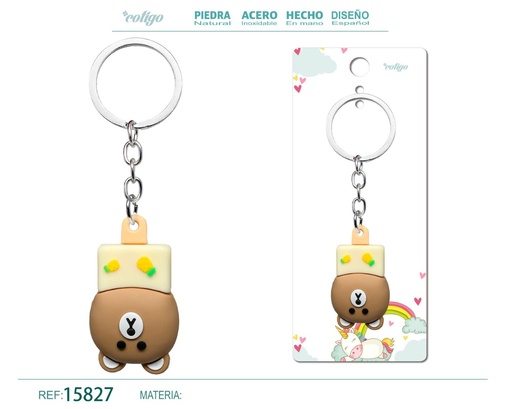 [15827] Llavero de dibujos animados - Accesorios divertidos y coleccionables