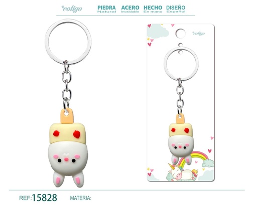 [15828] Llavero de dibujos animados - Accesorios divertidos y coleccionables