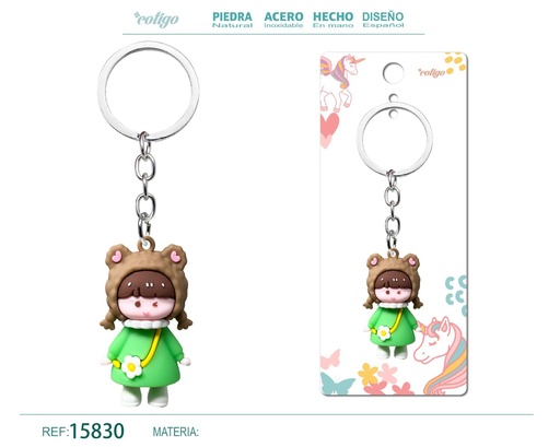 [15830] Llavero de dibujos animados - Accesorios divertidos y coleccionables