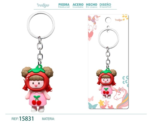[15831] Llavero de dibujos animados - Accesorios divertidos y coleccionables