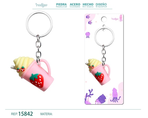 [15842] Llavero de dibujos animados - Accesorios divertidos y coleccionables