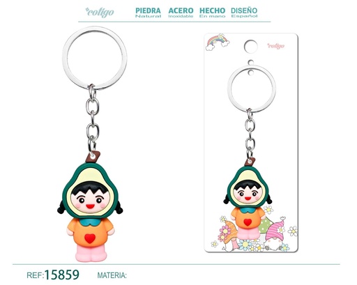 [15859] Llavero Camino de Santiago - Accesorios de fe y souvenirs