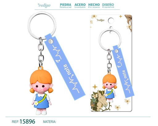 [15896] Llavero de dibujos animados - Accesorios y llaveros divertidos