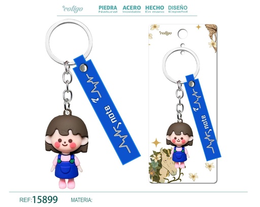 [15899] Llavero de dibujos animados - Accesorios y llaveros divertidos