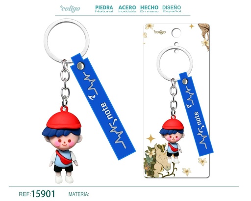 [15901] Llavero de dibujos animados - Accesorios y llaveros divertidos