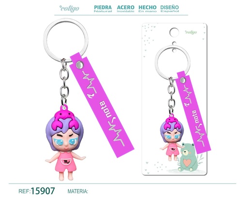 [15907] Llavero de dibujos animados - Accesorios y llaveros divertidos