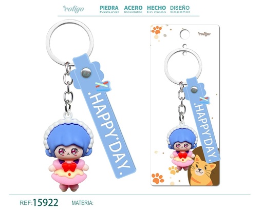 [15922] Llavero de dibujos animados - Accesorios y llaveros divertidos