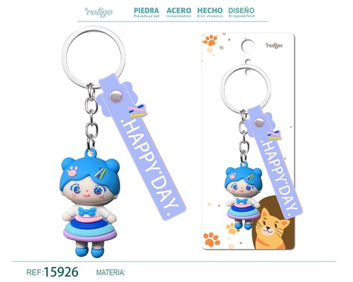 [15926] Llavero de dibujos animados - Accesorios y llaveros divertidos