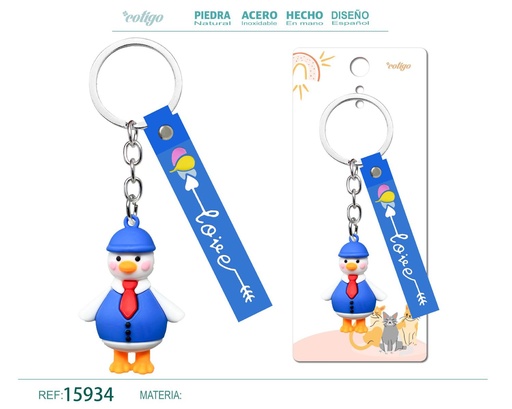 [15934] Llavero de dibujos animados - Accesorios y llaveros divertidos