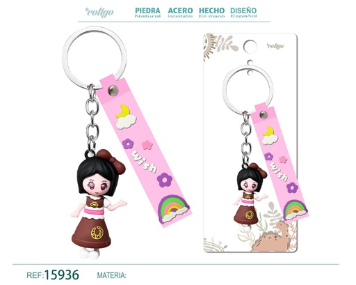 [15936] Llavero de dibujos animados - Accesorios y llaveros divertidos
