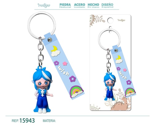 [15943] Llavero de dibujos animados - Accesorios y llaveros divertidos