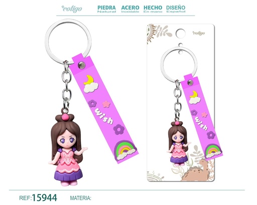 [15944] Llavero de dibujos animados - Accesorios y llaveros divertidos