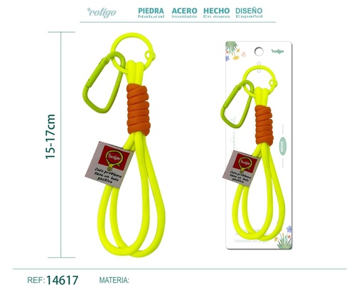 [14617] Llavero de cuerda color macarrón - Accesorios y llaveros creativos
