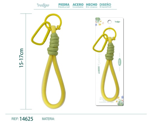 [14625] Llavero de cuerda color macarrón - Accesorios y llaveros creativos