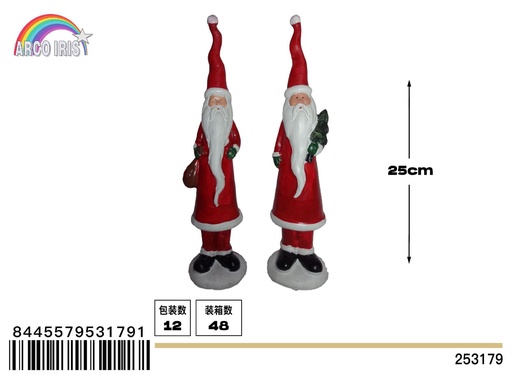 [253179] Figura de Papa Noel 2pcs - Adorno navideño