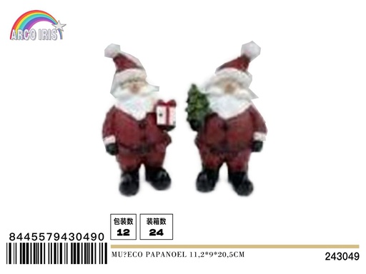 [243049] Muneco Papá Noel 11.2*9*20.5 cm - Decoración navideña