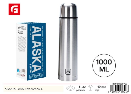 [180629703] Termo de acero inoxidable ATLANTIC ALASKA 1L - Utensilios de cocina y termos