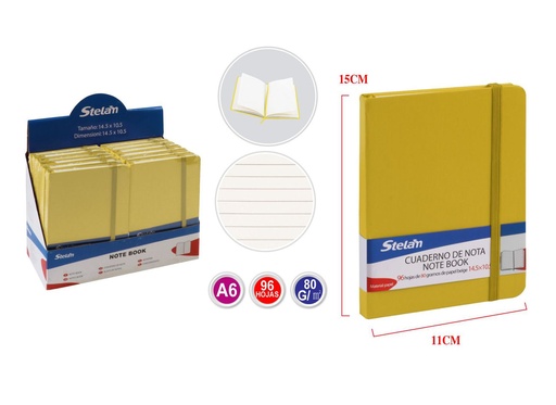 [688387] Cuaderno de nota A6 - Material escolar