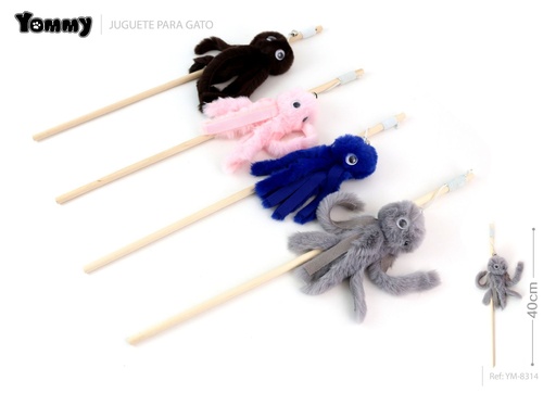 [YM8314] Juguete pulpo para gato 40 cm - Juguetes para gatos