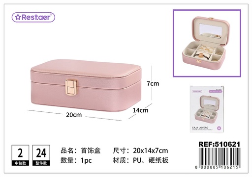 [510621] Caja joyero de acrílico - Artículos de belleza