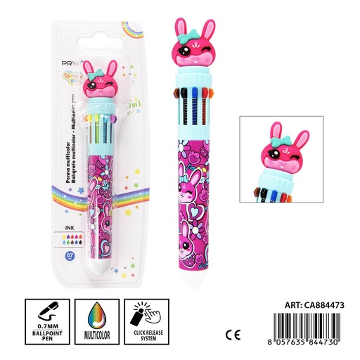 [0234573] Bolígrafo de 10 colores 0.7mm - Artículos de escritura