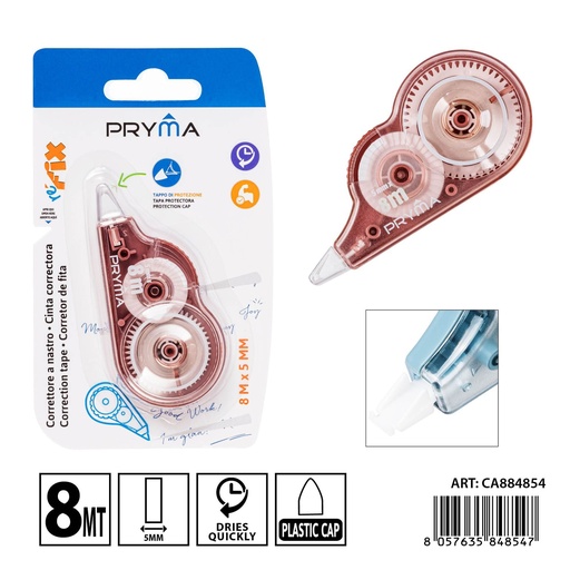 [0235745] Cinta correctora 5mmx8m - Papelería escolar y materiales de corrección