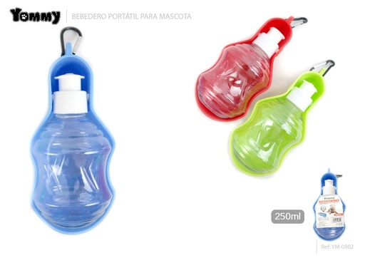 [YM0802] Bebedero portátil para mascotas 250ml - Productos para mascotas