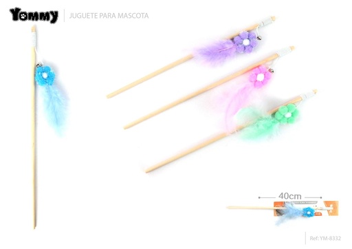 [YM8332] Juguete de flor para gatos 40cm - Juguetes para gatos