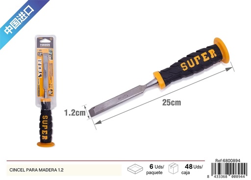 [6800894] Cincel para madera 1.2 cm - Ferretería y herramientas de carpintería