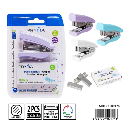 [0237416] Grapadora 24/6 con 1000 grapas - Papelería y oficina